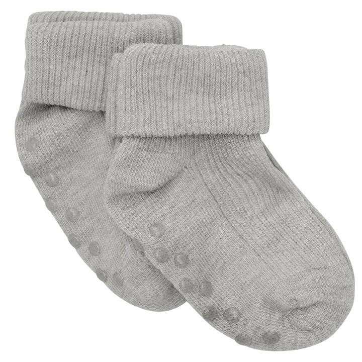 ABS sokkar, 2 pør, Light Grey Melange