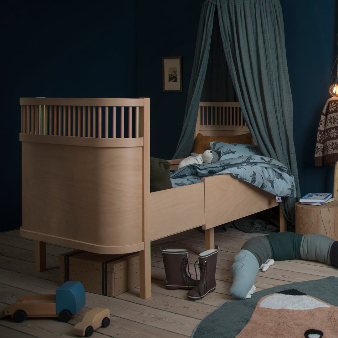 Sebra rúm, Baby og Junior, Wooden