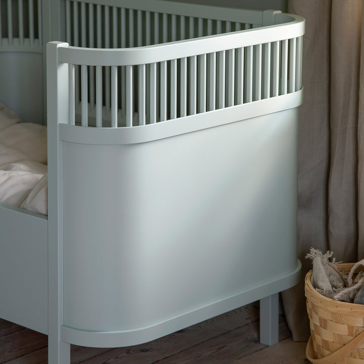 Sebra rúm, Baby og Junior, Mist Green