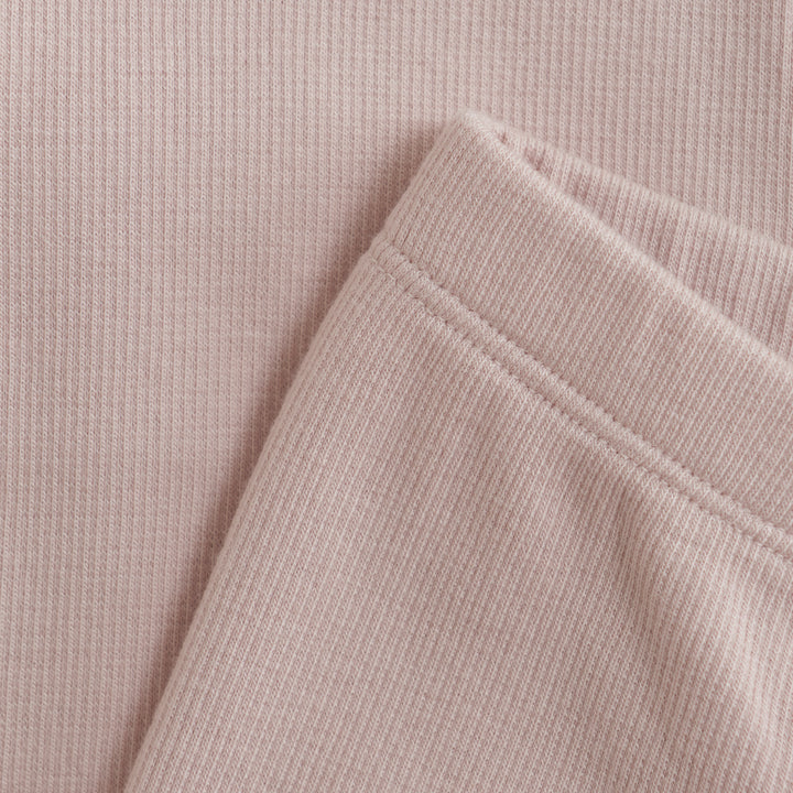 Ribb leggings, Sepia Rose