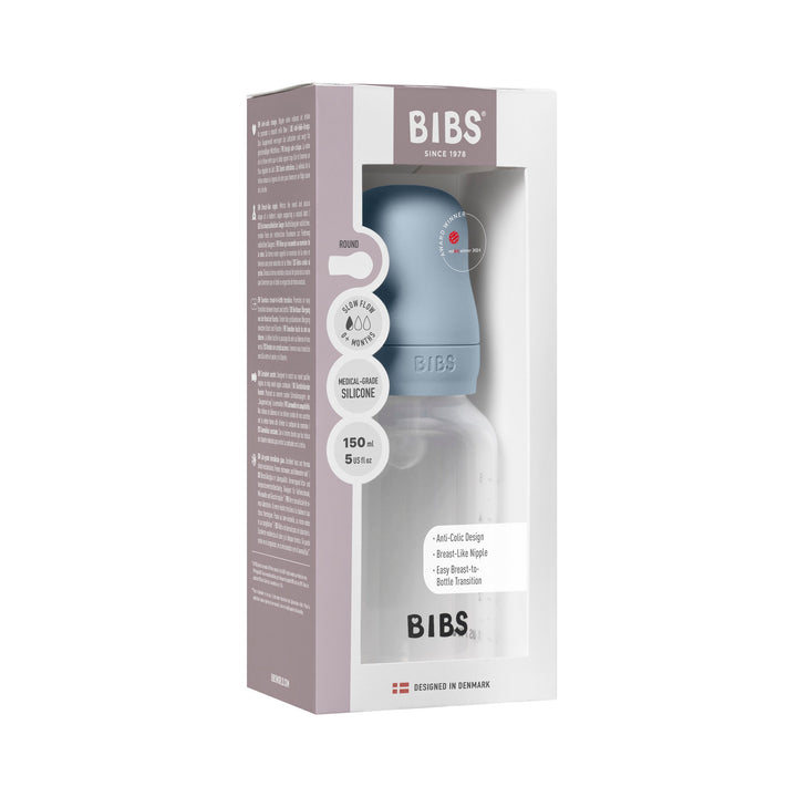 Flaska, 150 ml, Sílikon, Baby Blue