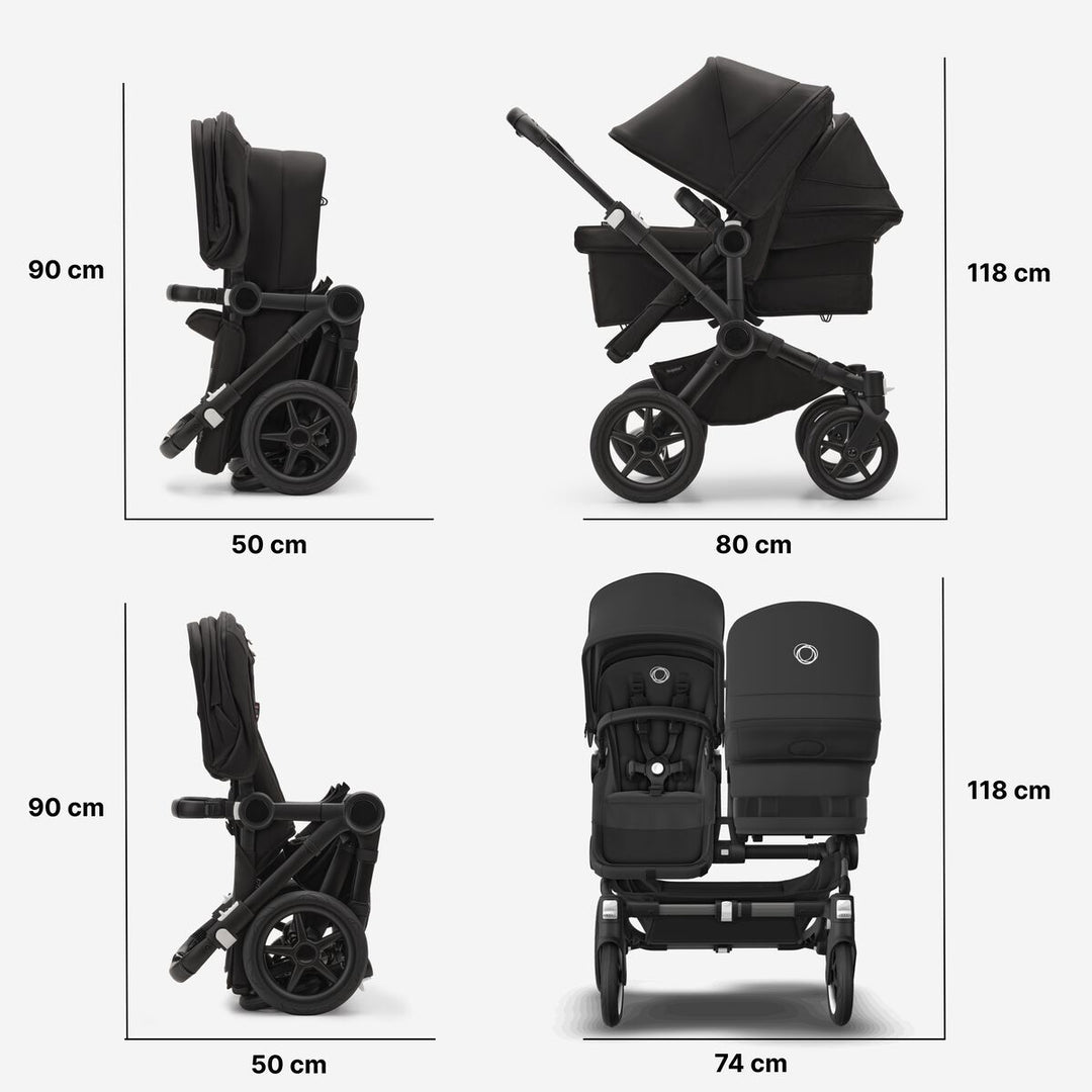 Donkey 5 Twin, Midnight Black/Black