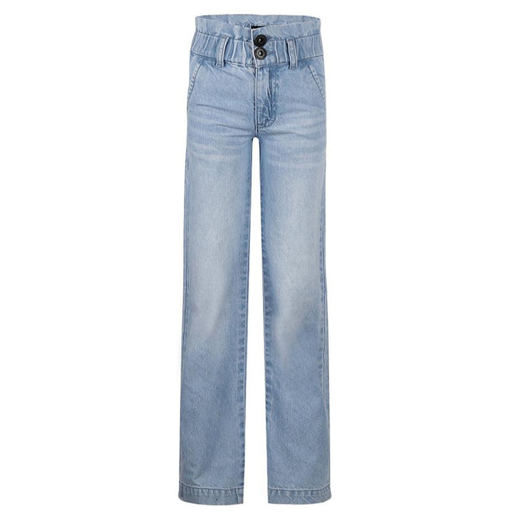 Paperbag gallabuxur, Demin Blue