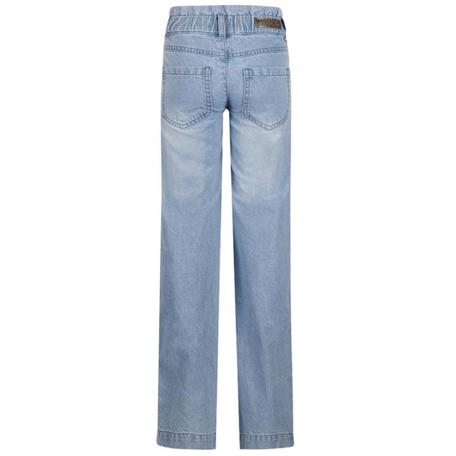 Paperbag gallabuxur, Demin Blue