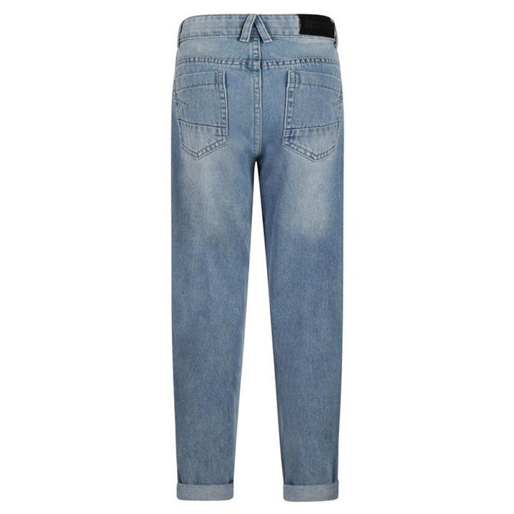 Loose Fit gallabuxur, Denim Blue