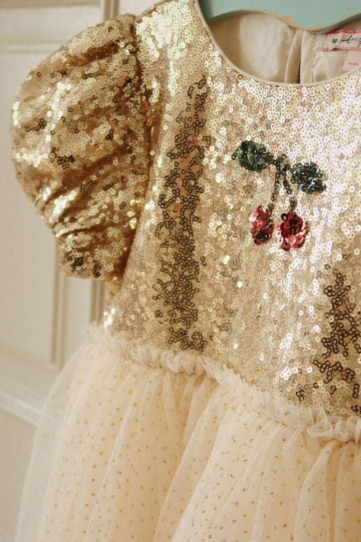 Starla kjóll, Gold Blush