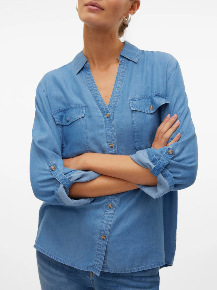 Bree skjúrta, Denim Blue